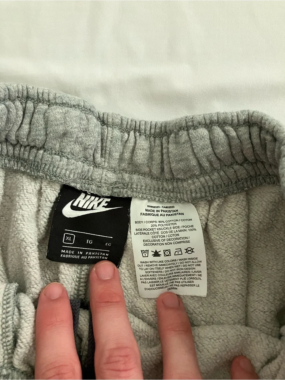 Nike Gray 'Just Do It' Athletic Shorts